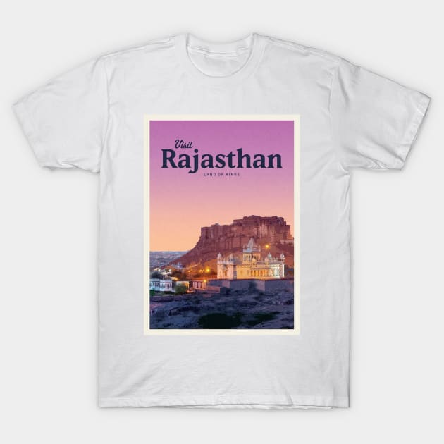 Visit Rajasthan T-Shirt by Mercury Club